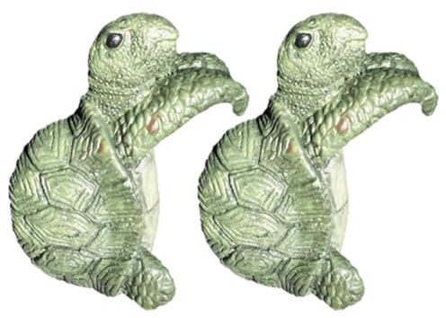 Bosiyrggrl Simulation of Marine Animal Turtle Resin Sculpture Ornaments Garden Courtyard Flower Pot Decoration Ornaments