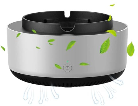 Smell Proof Ashtray - Ashtray | Ash Holder, Indoor, Ashtrays For Air Purifier With Filter For Indoor Outdoor Home Car for Home Office Decoration or Garden Patio Pub Beer Garden