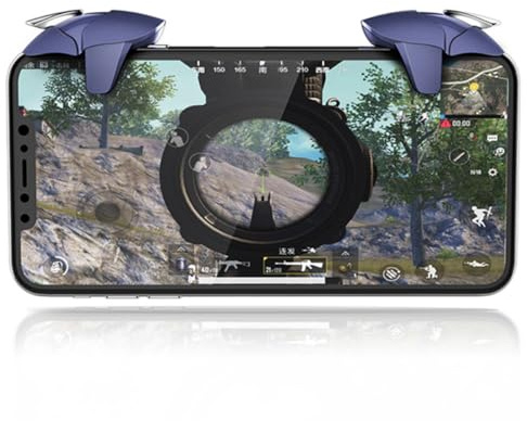 VALICLUD Ergonomischer Spielgriff mit Komfortablem Design für Touchscreen Smartphones aus Kunststoff und Metall Kompatibler Mobiler Handy Spielcontroller für Handhabung