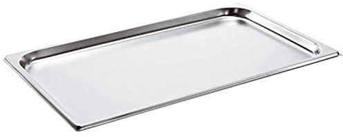 PADERNO 14102-02, Bacinella Serie Gastronorm in Acciaio Inox, 53X32,5 cm