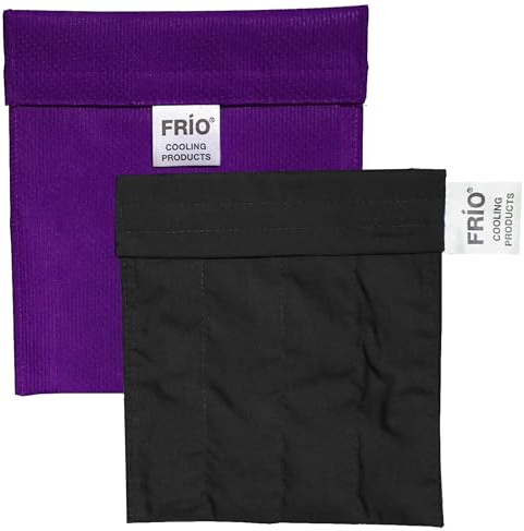 FRIO - Bolsa isotérmica para Mantener insulina, Color Morado, 14 x 15 cm