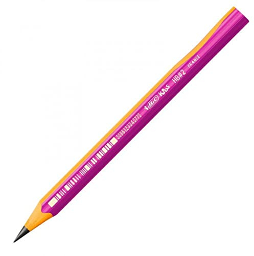 Bic 919263 KIDS Schreiblern-Bleistift Evolution, Härtegrad: HB,rosa