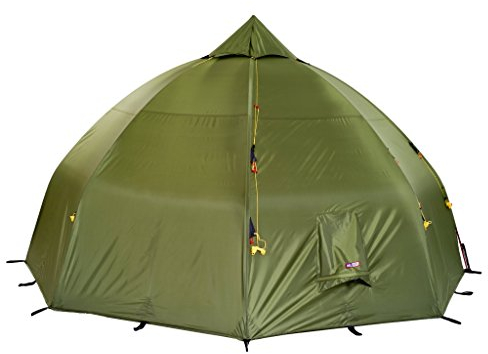 Helsport Zelt Varanger Dome 8-10 Outhertent + Tentpoles Green