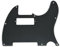 KAISH Tele Style Pickguard Gitarre Plektrumschutz mit Mini-Humbucker-Tonabnehmerloch für Tele/Telecaster, 3-lagig, Schwarz