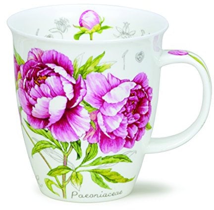 Becher DUNOON Botanical Sketch Peonie Dunoon Nevis Pfingstrose