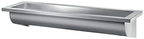 RVS Wasgoot 2400 x 400 x 180 mm