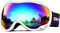 Snowledge Skibrille Damen und Herren Snowboardbrille Doppel-Objektiv OTG UV400 Schutz Anti-Beschlag Winddicht Ski Schutzbrille Helmkompatibel für Skifahren Motorrad Fahrrad Skaten