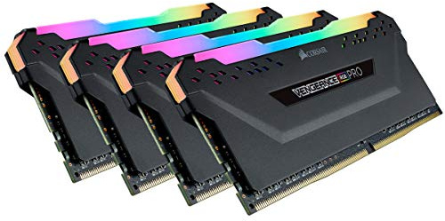 Corsair Vengeance RGB Pro 32GB (4x8GB) DDR4 4266 (PC4-34100) C19 XMP 2.0 Enthusiast RGB LED-Beleuchtung Speicherkit - Schwarz