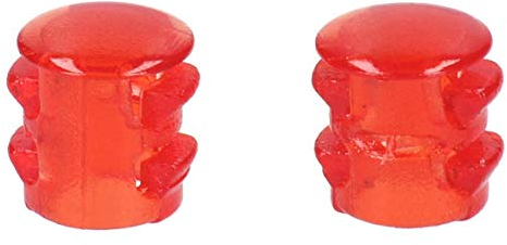 2 x Lampenabdeckung Lampenkappe Abdeckung Linse rot für Bedienblende Backofen Herd ORIGINAL Bosch Siemens 00416686 416686