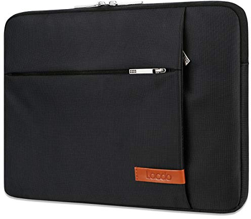 Lacdo Laptoptasche Schutzhülle für 16 Zoll Neu MacBook Pro M4/M3/M2/M1 Pro/Max A3403 A3186 A2991 A2780 A2485 A2141 2024-2019, 15 Zoll Surface Laptop 7th Copilot+PC/Surface Laptop 6 5 4 3, Schwarz
