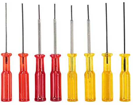 8-teiliger Sechskant-Schraubendreher, Nadel-Purl-Dehnung Einfach zu verwenden für Nähmaschinen-Overlock-Maschine, 1,5 mm/1,6 mm-Schraubendreher