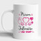 Taza de café y té personalizable con nombre para colegios, familia, cumpleaños, hermanas, hermanas, madres, enfermeras, etc.