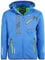 Geographical Norway ROYAUTE MEN - Veste Softshell Homme Impermeable - Manteau À Capuche Outdoor - Blouson Coupe Vent Tactique Resistant Hiver - Activites En Exterieur (Bleu royal/Vert M)