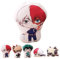 Jiumaocleu My Hero Academia Plüschkissen, No Hero Academia Figuren Plushies, Anime MHA Merch Weiches Kissen für Weihnachten Geburtstagsgeschenk Todoroki Shoto-1 20 cm