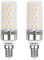 Bombillas LED E14 12W Luz Neutra 4000K 1450LM, 84 LEDs, Equivalente Lámpara Halógena E14 100W, CA 230V, Bombilla LED Casquillo E14 Neutra para Luz de Techo, No Regulable, pack de 2