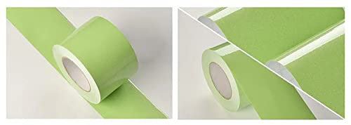 VisitRyl Bordure De Papier Peint Frise Murale Adhesive Bordure Papier Peint Frise Autocollante Pour Cuisine, Salle De Bains, Plafond, Salon, Chambre DéCoration Murale Perle Vert Clair 10cm X 500cm