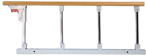 Seitenschutz für ältere Einzelbettgitter Bett Behinderte One Key Klappbare tragbare Bettgitter Ältere Erwachsene Kleinkind-Sicherheitsgeländer Bettseitenhandlauf (Size : 37x15.7inch) (38.5x13.7inch)