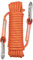 LUKASOHY Climbing Rope, 10mm Outdoor Safety Rope, Nylon Rope Static Rock Climbing Rope with Carabiner, Good for Mountaineering, Camping, Rescue, Fire Escape, Ice Climbing, Exploration (Orange, 10m)
