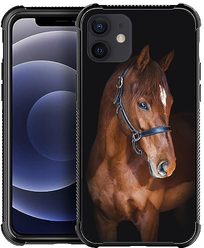 TAMEFOX Compatible with iPhone 11 Case,Horse Anti-Slip Anti-Shock 4-Corners Bumper Soft TPU Cover Phone Protective case for iPhone 11 6.1-in