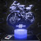 Nachttischlampe Motorrad R6 Y deko Biker. Geschenkidee Mann objekt Motorrad R6 Y Nachtlicht Erwachsene deko Zimmer. originell