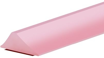 100CM Schwallschutzleiste Dusche Silikon Wasserstopper Selbstklebend, Begehbare Dusche Boden Wassersperre, Duschwasserstop für Nass- und Trocken-Trennung Bad Küche - Transparent 1M, 1.2CM Höhe