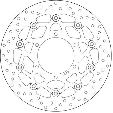 BREMBO Bremsscheibe 78B40863 vorne 102mm 310mm