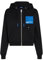 KARL LAGERFELD JEANS, Damen, Zip Up Hoodie, Schwarz, Xtra Klein