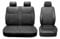 OMAC Schonbezüge Sitzbezug kompatibel mit Mercedes Vito W447 2014-2022 Schwarz Leder 2+1 Sitz