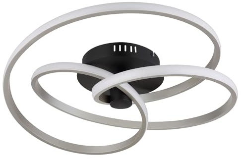 GLOBO LED-Deckenleuchte - Ø 50 cm - Weiß - Aluminium - Kunststoff