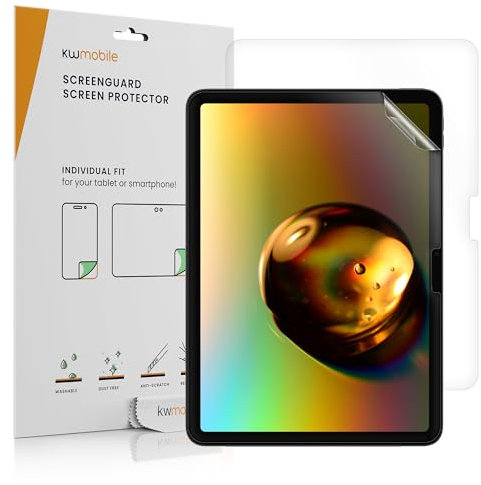 kwmobile 2X Protection écran Apple iPad Air 11 (6. Gen 2024) Film écran - Set de Film de Protection Plastique Mat pour Tablette