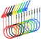 Cleqee Test Hook Clips to Breadboard Male Jumper Wires Soft Flexible Silicone Test Leads for Electrical Testing