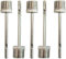 Needle Pump Adaptor x 5- For Inflating Footballs - Rugby Balls - Volleyballs - Netballs - Basketballs - And Other Ball Sports - Stainless Steel