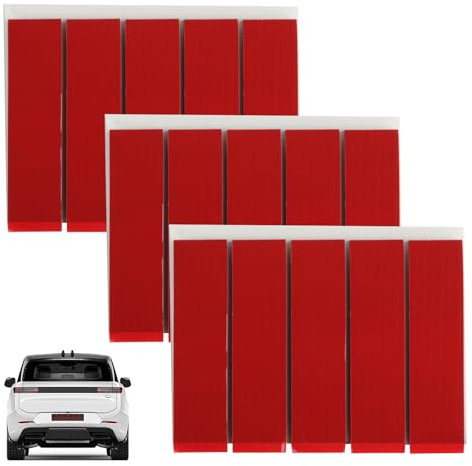 15 Pcs Number Plate Sticky Pads Heavy Duty Sticky Pads, Double Sided Number Plate Tape Strong Adhesive Pads Double Sided Strong Sticky Foam Pads, License Plate Sticky Pads for Number Plates Car Bike