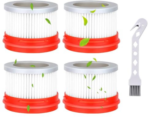 Rebirthcare 4 Stück Ersatzfilter kompatibel mit Xiaomi for Dreame V8 V9 V9B V9P XR V10 V11 Haushalt Hireless Handstaubsauger