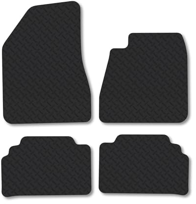 Lexus RX300 (2003-2009) Heavy Duty Thick Rubber Car Mats Accessories Tailored Fit Front Rear Set Compatible Accessory Waterproof Durable Non-Slip 5mm Full Coverage Protection