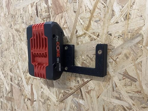 Akku Wandhalterung für Bosch 18V Akku Professionnel Blau ProCore Akkuhalter Wandmontage (2 Fach)