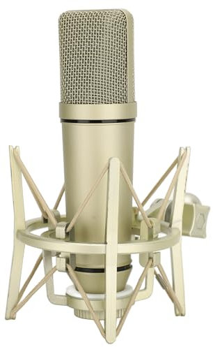 Luocute Studio Dynamic Mic for Vocal Recording, Streaming, Voice Over, Voice Isolation Technology, Metal Mic, Works for Audio Interface, Mixer, Metal Wired Cardioid Condenser Microphone