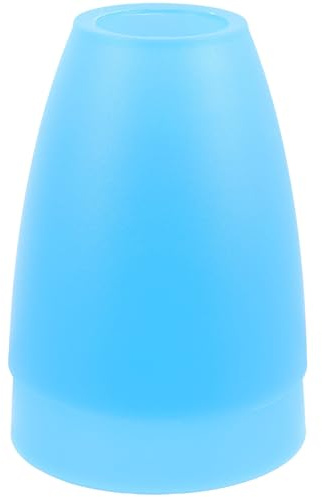 Blauer Lampenschirm aus Kunststoff mit 42mm Öffnung, 2 Stück