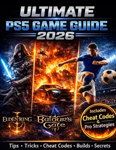 Ultimate PS5 Game Guide Book 2026: Tips, Tricks, Cheat Codes, Builds & Hidden Secrets for Top Games Including Elden Ring, GTA V, Baldur’s Gate 3, Hogwarts Legacy & EA Sports FC 26