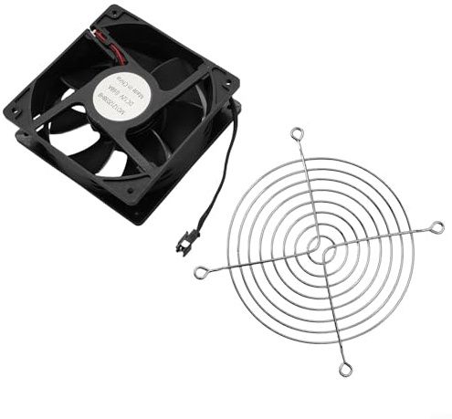 ZiStarlilife 1 Pc Replacement Fan for Gravity Series 560 800 1050 XL Digital Charcoal Grill Black Plastic 12V DC Outdoor Cooking