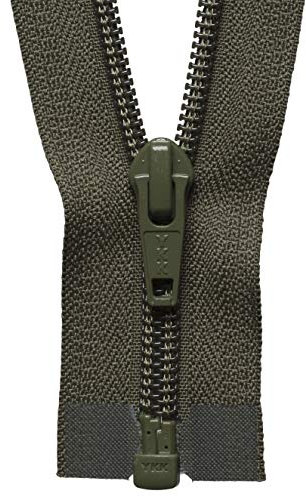 YKK Coil Zip, Nylon, No. 566 Khaki, 61 cm Length