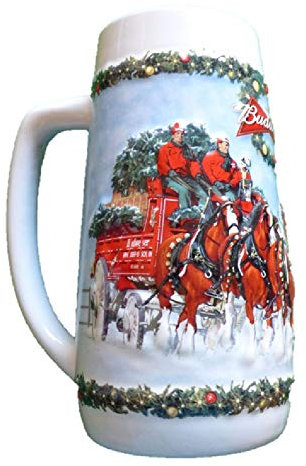 2009 Budweiser Holiday Stein by Ceramarte