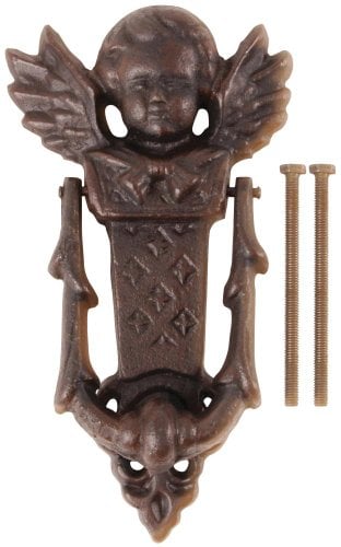 Esschert Design Türklopfer Engel, braun, 11.1 x 3.9 x 20.3, LH13E