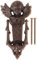 Esschert Design Türklopfer Engel, braun, 11.1 x 3.9 x 20.3, LH13E