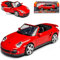 Motormax Porsche 911 997 Turbo Cabrio Rot 2004-2011 1/24 Modell Auto