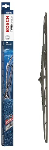 Escobilla limpiaparabrisas Bosch Twin Spoiler 650US, Longitud: 650mm – 1 escobilla limpiaparabrisas para el parabrisas frontal