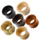 Fly Style Flesh Tunnel Ohrplug - Piercing-Schmuck aus Holz, Grösse:22 mm, Materialwahl:Arang Ebenholz