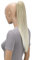 CAISHA 50cm Clip on Zopf Haarteil Pferdeschwanz Haarverlängerung Kunsthaar Glatt Hellblond H150