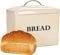 andrew james Retro Bread Bin – Large Bread Box for Kitchen Countertop, Vintage Metal Bread Storage with Lid – Stylish, Durable, and Spacious Bread Keeper to Keep Your Loaves, Buns & Pastries Fresh