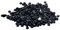 Baoblaze Rückseite Halbrunde Perlen, Schwarze Perlen mit Flacher Rückseite, Black Half Pearl Beads Flat, Rückseite Perlen Flatback für DIY Handwerk Hochzeit Kleid Nail Art Bateln, 4mm 300pcs